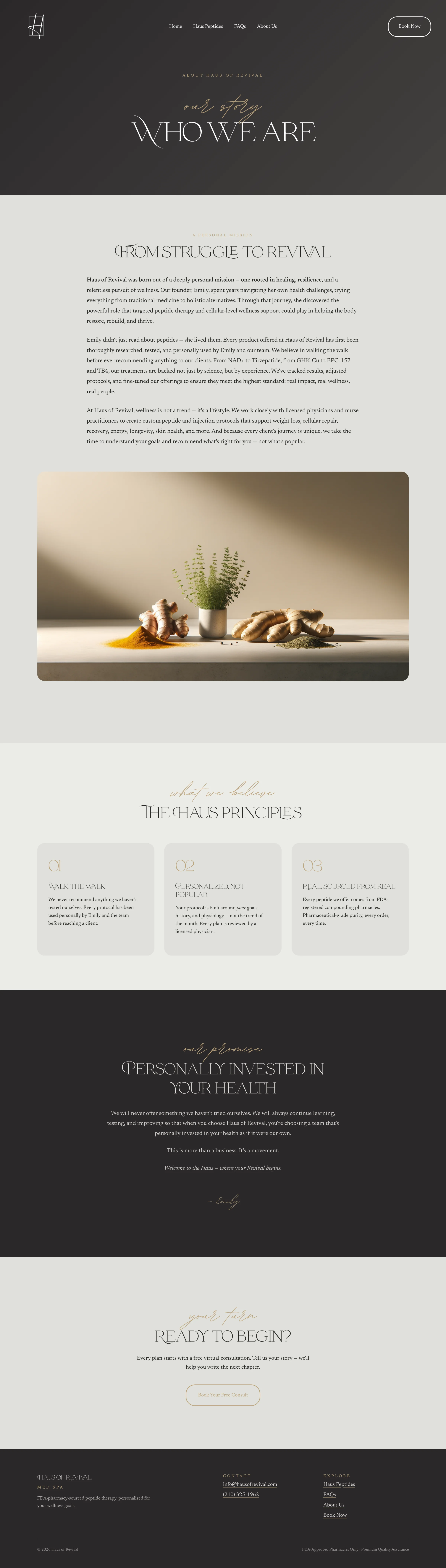 Haus of Revival — about page